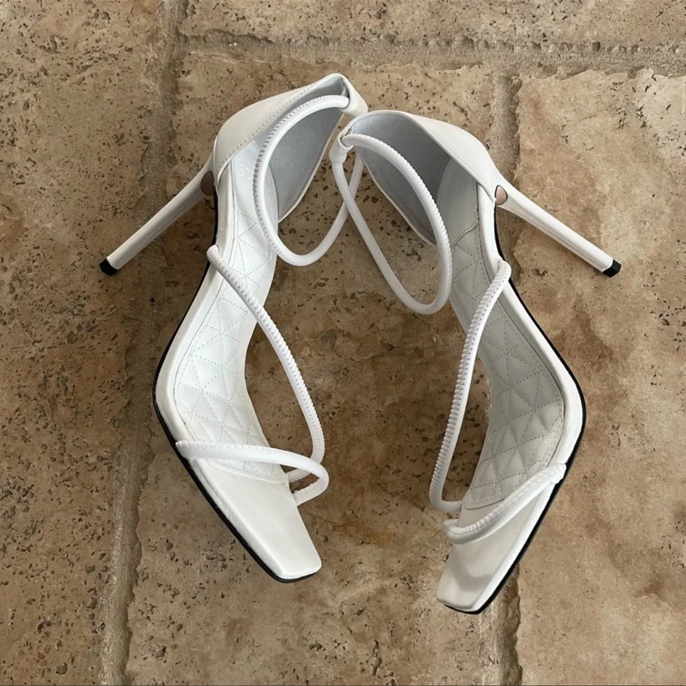 Schutz Gaiah Heel in White - Picture 5 of 7